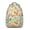Greenish-blue-66, variant on Colorful Rooster and Garden Print Backpack – Artistic Chicken Pattern Schoolbag with Floral Barnyard Theme