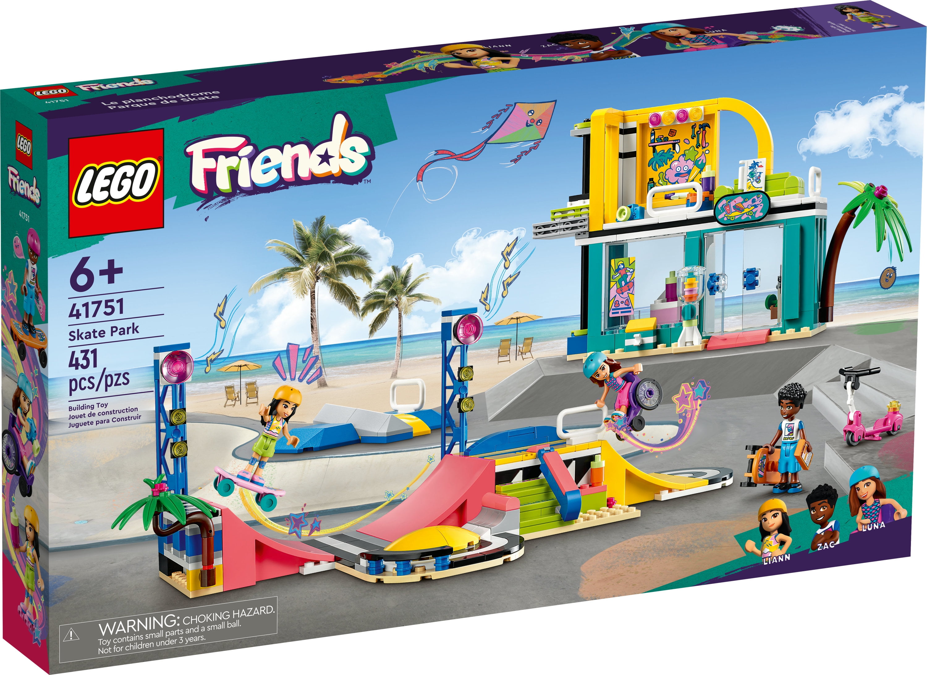 LEGO Park Set Friends Skate 6+ years, 431 Pieces