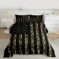 thumbnail image 2 of Homewish Camouflage Boys Full Size Comforter Sets, Retro American Flag Bedding Comforter Set, Jungle Branches Print Reversible Bedding Sets, Breathable Home Decor, 3pcs, 2 of 8