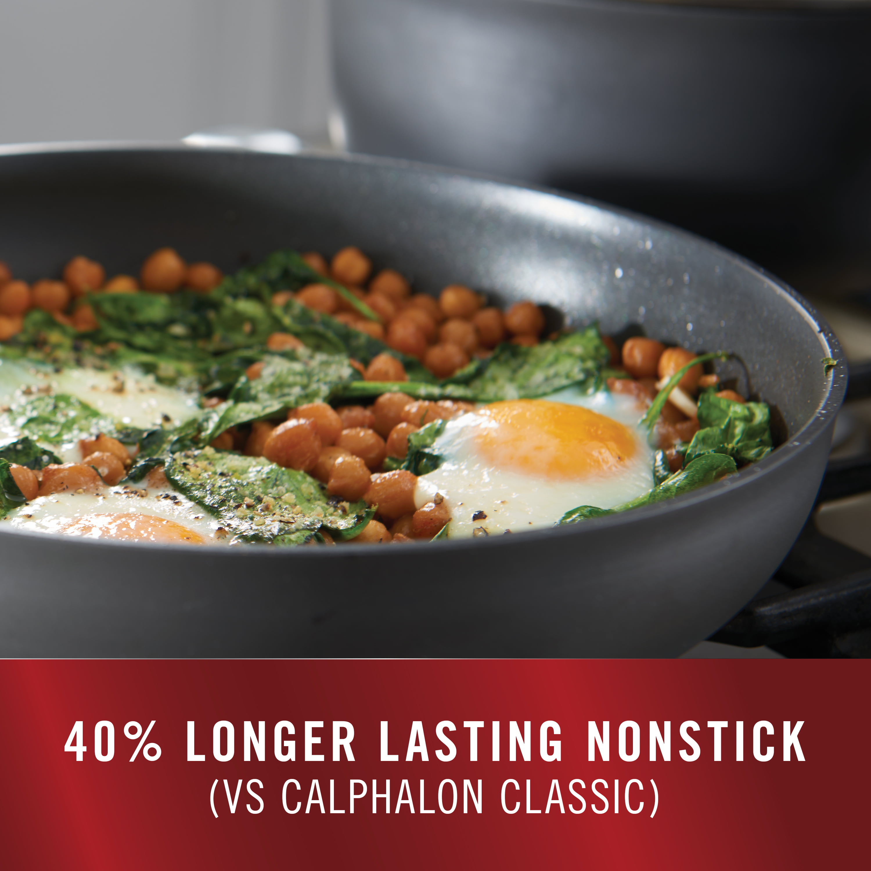 Calphalon Premier Hard Anodized Nonstick 2pc 10 & 12 Inch Frying Pan Set,  Grey, 1 Piece - Kroger