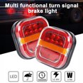 thumbnail image 3 of Visland 2Pcs LED Trailer Rear Lights Kit Super Bright High Lumens Universal Simple Installation Brake Lights Trailer Truck Taillight, 3 of 8