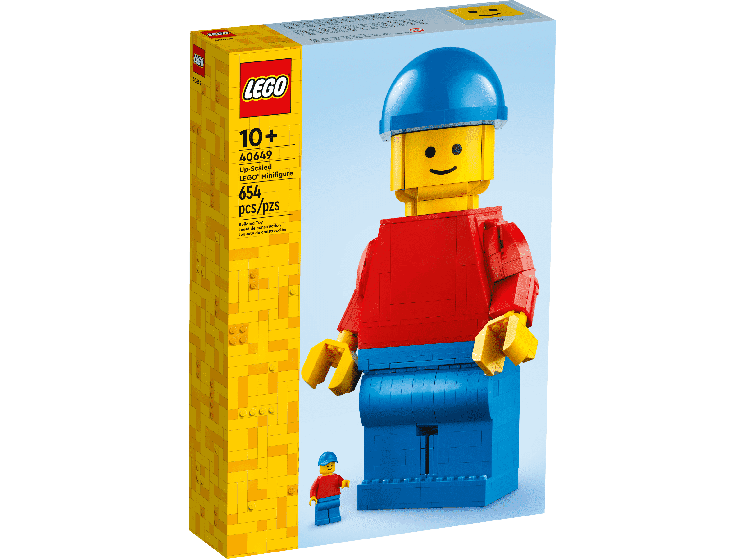 LEGO 40649 Up-Scaled Minifigure Building Set, Collectible Display Toy, Gift for Kids and Adults, 654 Pieces