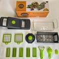 thumbnail image 1 of Artefacto multifuncional para cortar verduras, rallador, triturador de patatas, toallitas para rábanos, artefacto para cortar en cubitos, rebanador, 1 of 6