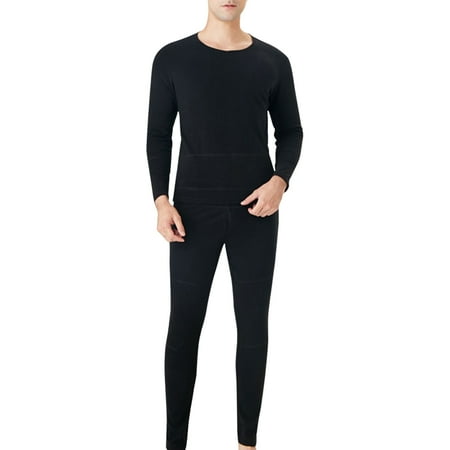 

YeccYuly Heated Thermal Underwear for Men Heated Long Underwear Johns Base Layer Sets (Heated Shirt + Heated Pants)