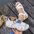 thumbnail image 6 of Willtoo Flat Sandals for Women Dressy: Comfortable Flats Sandals Women Open Toe Ankle Strap Walking Shoes Summer, 6 of 6