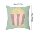 thumbnail image 3 of Cojín decorativo | Funda extraíble | Cojín cuadrado grande para sofá, cama, silla u oficina | Tejido de franela suave | 45x45cm | Cojín de apoyo para la espalda, ideal para el salón o la siesta, 3 of 6