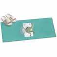 thumbnail image 2 of Hallway Runner Rug 2'x6', Dinosaur Kitchen Runner Rugs Non-Slip Carpet Mats, Teal Laundry Room Washing Machine Bedside Rugs Runners Washable Floor Carpet for Bathroom Laundry Room, 2 of 8