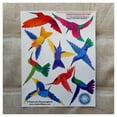 thumbnail image 7 of Window Flakes Anti-Collision Watercolor Hummingbird Window Clings, Multicolor Glass Safety Set of 9 Decals, 7 of 7