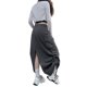 thumbnail image 4 of VISgogo Falda Larga para Mujer con Cordón Ajustable, Ropa de Verano Suelta de Estilo Casual de Color Sólido VISgogo moda, 4 of 9