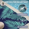 thumbnail image 6 of DEORAB Outdoor Rug 8'x10' Waterproof Reversible Patio Rug Portable Plastic Straw Outside Carprt for Beach Garden RV Camping Porch Deck Backyard, Navyblue & Jadegreen, 6 of 9