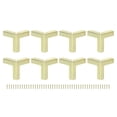 thumbnail image 1 of 8 Pcs Decorative Box Corner Covers, 32mm Metal Edge Guard, Yellow, 1 of 6
