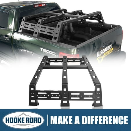 Hooke Road Fit 2007-2013 Toyota Tundra 12.9" High Truck Overland Bed Rack Cargo Carrier