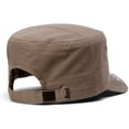 thumbnail image 3 of Top Headwear Studded Cross Distressed Cadet Cap - Khaki, 3 of 3