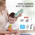 thumbnail image 3 of Cortapelos para bebés, recortadores de corte de pelo de menor ruido para niños, máquina de corte de pelo recargable para niños pequeños, Kits de corte de pelo, 3 of 5