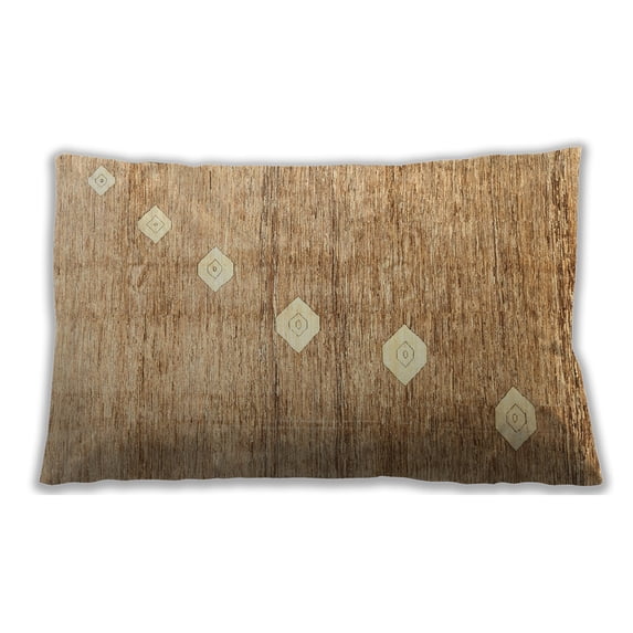 Ahgly Company Outdoor Rectangular Contemporary Lumbar Throw Pillow, 13 inch by 19 inch