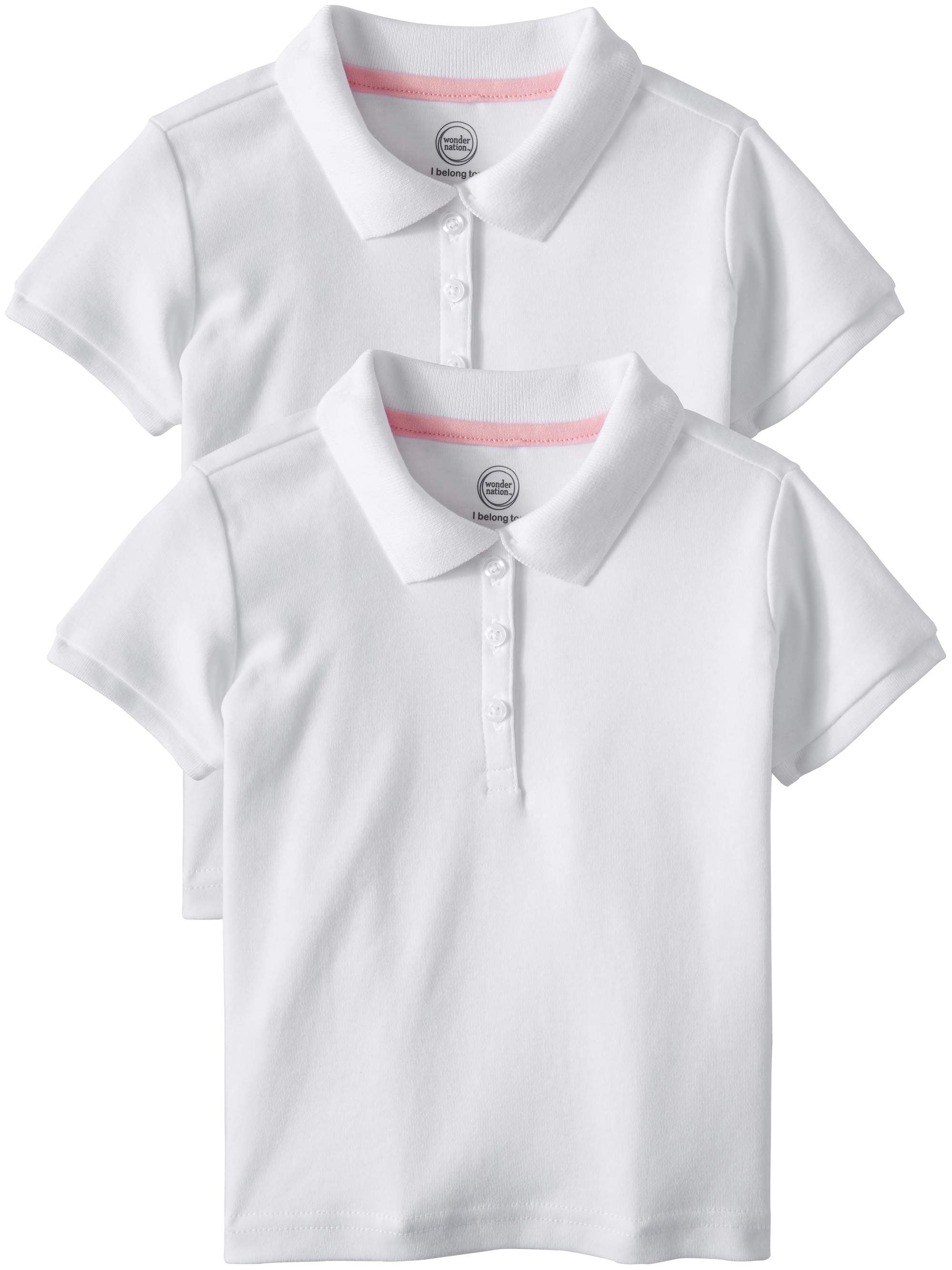 NEW /"WONDER NATION/" TODDLER BOYS SHORT SLEEVE TEE SHIRT WHITE//BLACK SIZE 4T