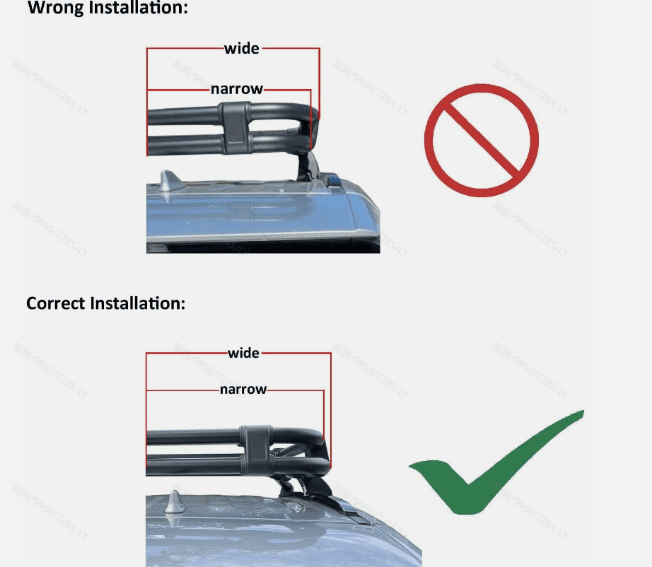 Kojem Roof Rack Cargo Basket for 2019-2024 Toyota RAV4 Rooftop Cargo Carrier Luggage Basket