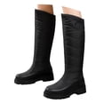 thumbnail image 6 of Women The Boots Platform Wedge Boots Cold Weather Warm Winter Shoes, 6 of 8