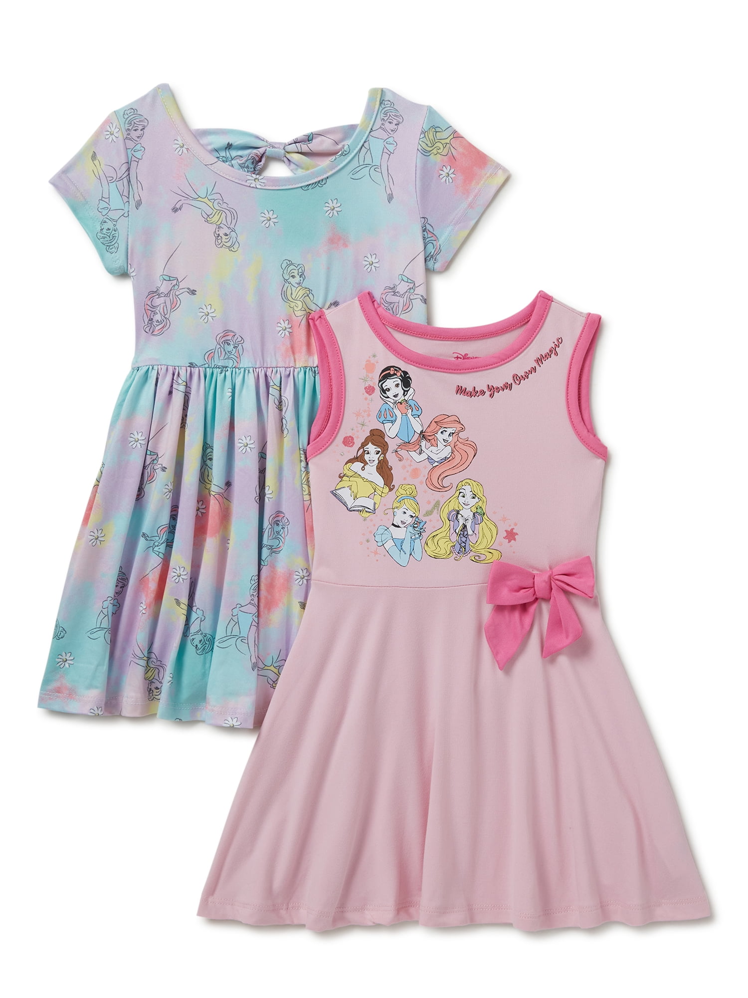 Disney Princess Girls Yummy Jersey Dress, 2Pack, Sizes 415