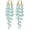 Blue, variant on Fringe Hoop Dangle Earrings, Long Beads Tassel Chain Earrings for Women Sparkly Chandelier Earrings[z5721]