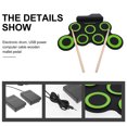 thumbnail image 3 of WEUVEB Mini Drum Set For Desk 1 Set Green Electronic Components, 3 of 5