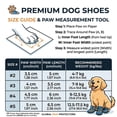 thumbnail image 3 of Dog Shoes, Dog Sandals for Hot Pavement, Non-Slip Waterproof Dog Booties for Winter Snowy Day and Summer, Adjustable Straps Easy-Clean Beach Outdoor Pet Boots Rugged Sole-4Pcs,Black,L, 3 of 6