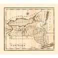 thumbnail image 3 of Unknown 22x20 Black Modern Framed Museum Art Print Titled - New York -1795, 3 of 5