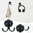 thumbnail image 2 of Dusknt Retro Coat Hook G, Hooks,Double Fork Coat And Hat Hook Wall Mounted Antique Brass Wall Hook Practical Rural Hook Suitable for Jackets Scarves Bags Towels Keys Hats Cups Hats, 2 of 4