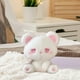 thumbnail image 1 of Juguete de peluche sentado CUTICAT Blanco y rosa A, 1 of 8
