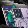 thumbnail image 3 of ShellTech Magnetic Case for Motorola Moto G Stylus 5G 2025,Shockproof TPU+PC Rotating Ring Holder Kickstand Military Drop Protection Cover,Purple, 3 of 9