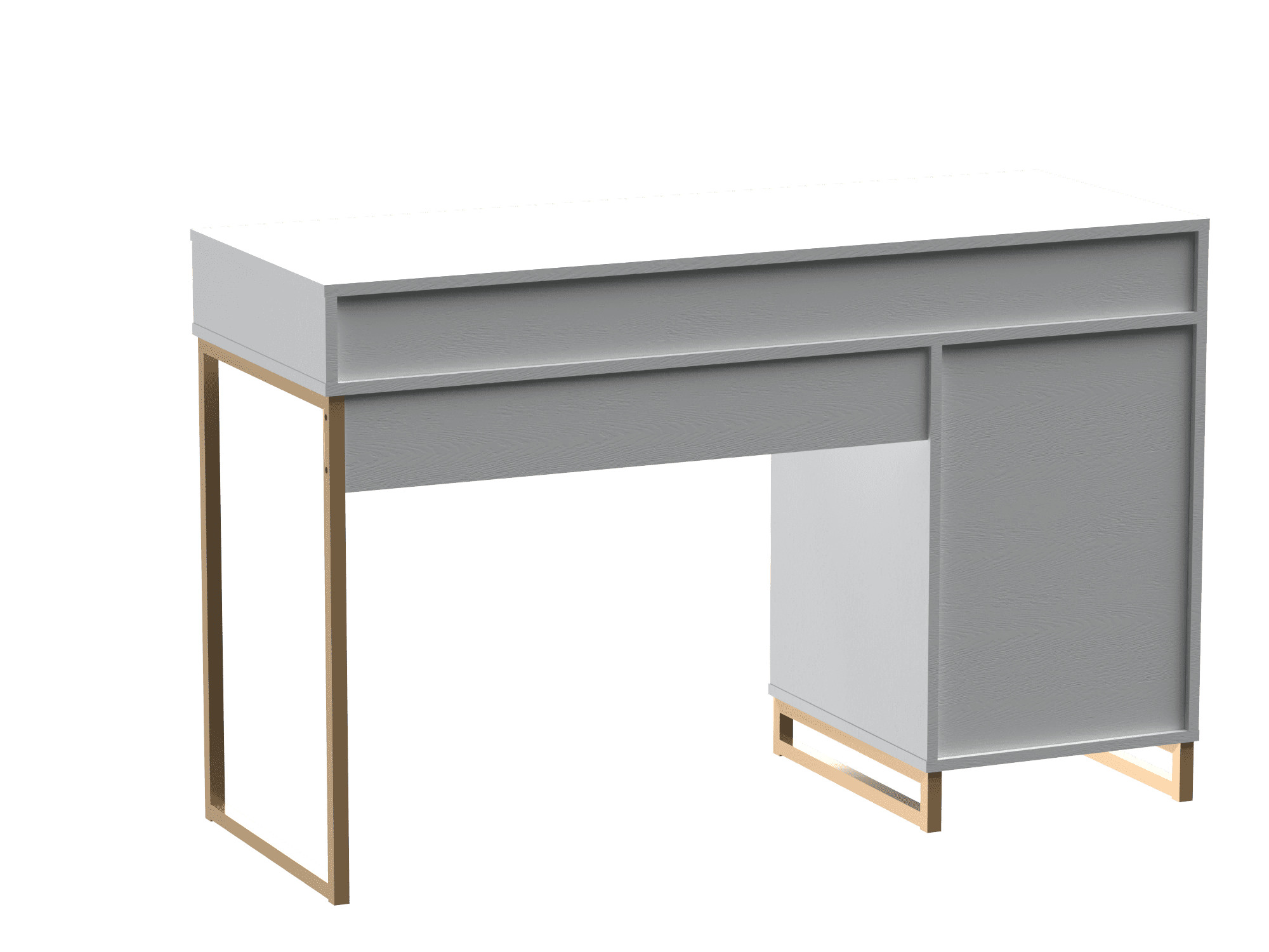 Mainstays Bureau d’écriture en bois et métal avec 1 tiroir et 1 porte pour adulte adolescent, 29,92 po. Mainstays Bureau d’écriture en bois et métal