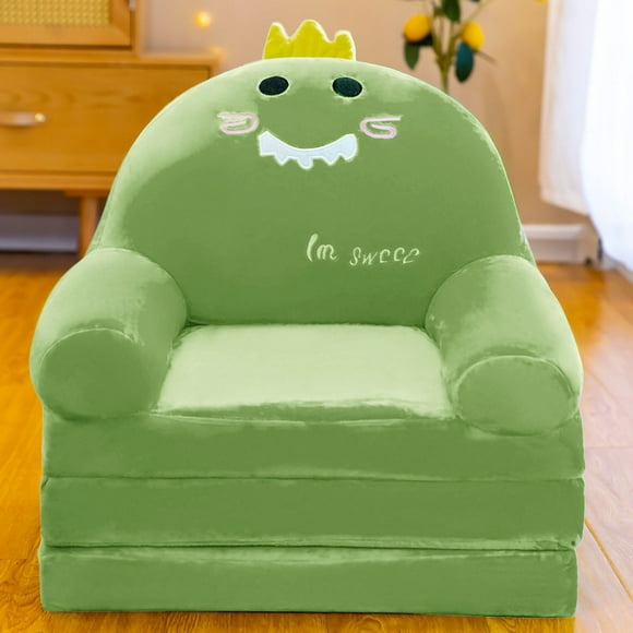 Foldable Kids Sofa Backrest Armchair 2 In 1 Foldable Children Sofa Cute Cartoon Lazy Sofa Children Flip Open but Cushion Wedges Wedge Cushion for Car Gel Foam Cushion And Back Cushion