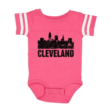 

Inktastic Cleveland Skyline Grunge Gift Baby Boy or Baby Girl Bodysuit
