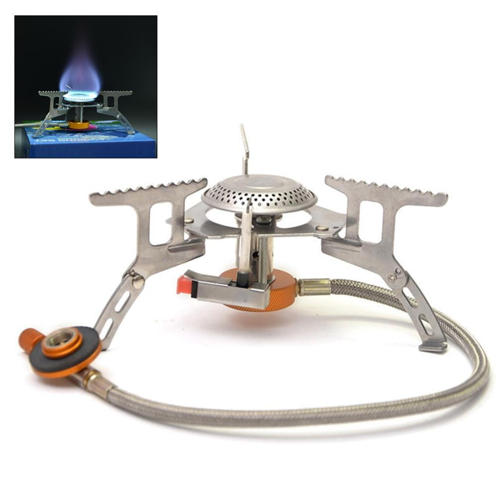 Outdoor Gas Stove Ignition Camping Gas Burner Split Stove Gear Cooker 3500W 