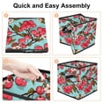 thumbnail image 4 of Cherry Collapsible Storage Cubes, Cube Organizer Bins with Handle, 10.8"x10.5"x10.6", Large Capacity, 4 of 6