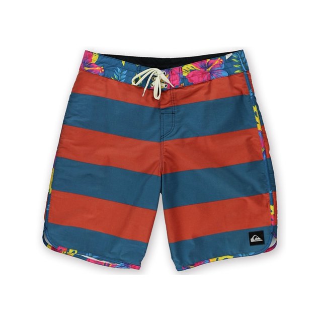 Quiksilver Brigg Scallop Bañador para Hombre, Rojo, 38 Quiksilver Pantalones cortos