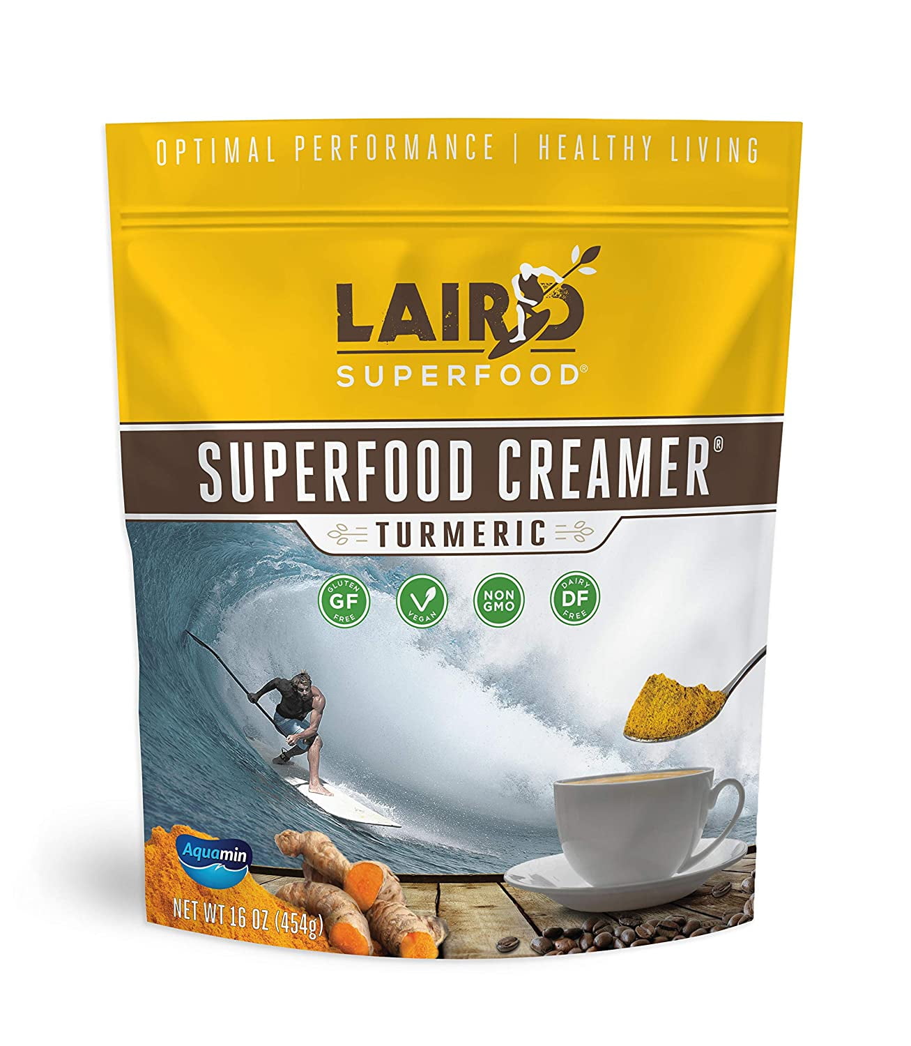 Laird Superfood Coffee Creamer Vegan Turmeric Vegan Non
