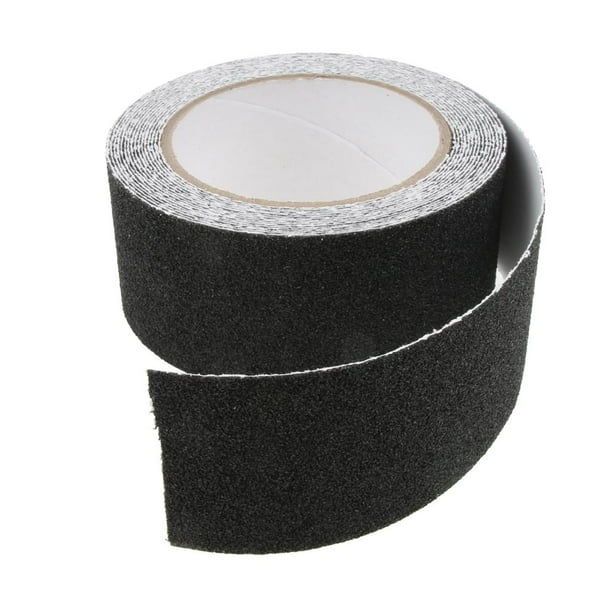 Cinta antideslizante de alto agarre impermeable para baño, cinta de ducha, cinta de seguridad para suelo Negro Zulema Cinta de seguridad antideslizante