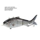 thumbnail image 3 of Señuelos de Pesca para Natación, Señuelo de lubina recargable por usb con cuerpo articulado múltiple para agua dulce, 3 of 7