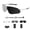 Transparent to black, variant on Photochromic Safety Glasses, UV400 Transition Cycling Glasses for Men Women,Impact Resistant Outdoor Sports & Work Eyewear for Running, Cycling,Pickleball
