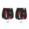 thumbnail image 3 of Balery Amanita Mushroom Pattern Women's Running Shorts with Liner 2 Pockets Elastic Workout Athletic Gym Yoga Shorts-Small, 3 of 7