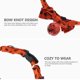 thumbnail image 4 of Halloween Pet Collar Bow Tie Cat Collar and Dog Collar Orange Polyester Material Detachable Function 1Pcs, 4 of 5