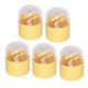 thumbnail image 1 of Soporte para esponja de maquillaje 5 piezas soporte para esponja de maquillaje desmontable tapa transparente de almacenamiento caja fuerte con soportes para el hogar ANGGREK Otros, 1 of 8