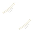 thumbnail image 2 of maskred Anti-lost Car Shell Rope With High Hardness And Strength Metal Clip R Pin Rod Convenient To golden 1:10 2Set, 2 of 6