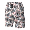 thumbnail image 6 of Uemuo Turtle Pattern Men's Swim Trunks Hawaiian Beach Bathing Suit Swimsuits Beach Quick-Dry Shorts with Pockets-Small, 6 of 9