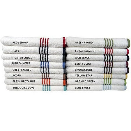 Mainstays Stripe Hand Towel - Brownsto