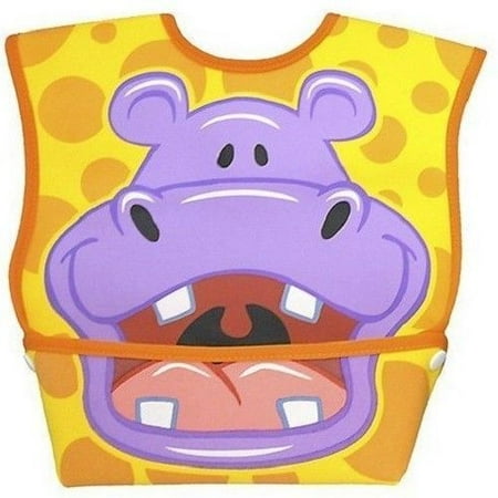 - Dex Big Mouth Hippo Leak-Proof Dura Bib w/ Catch-All Pocket - Large | 6 months +