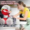 thumbnail image 4 of Chicken Shredder Large Chicken Breast Shredder Tool Twist with Brush&Fork, Visible Meat Shredder Machine, Anti-Slip Strip, Ergonomic Handle, BPA Free, Suitable for Pork Beef Chicken, 4 of 8