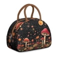 thumbnail image 1 of Cottagecore Sac à Lunch - Design Couronne de Champignons Séchés, Sac Isolé Réutilisable pour Paniers de Pique-Nique, 1 of 4