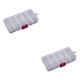 thumbnail image 4 of Cateissary Caja de almacenamiento transparente de 10 rejillas, caja vacía de herramientas, contenedor de joyería de plástico, organizador de Type1 NO1, 4 of 6